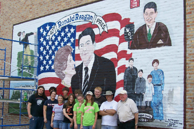 Reagan Mural